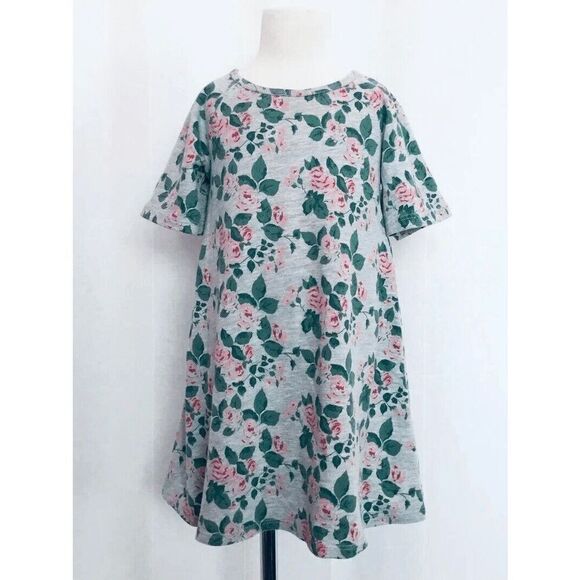 Harper Canyon Girl's 4 Cozy Swing Floral Knit Dress - Picture 1 of 6